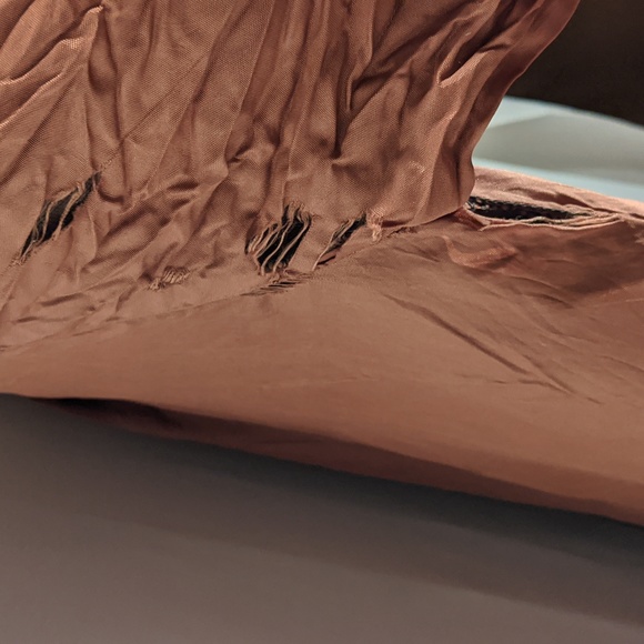 Vintage brown collared trench coat - Picture 8 of 10